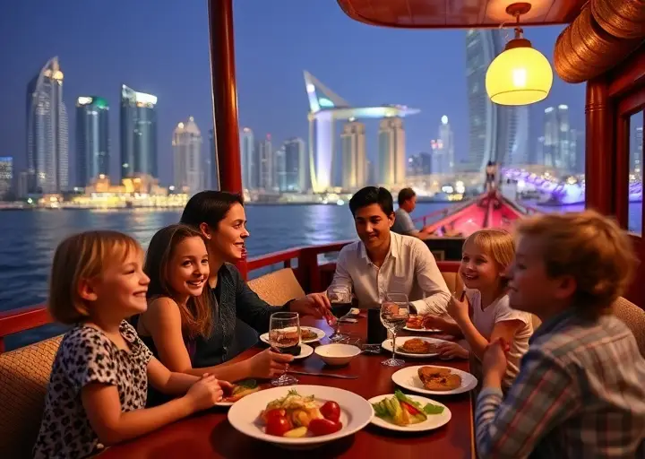 Family dhow cruise Dubai